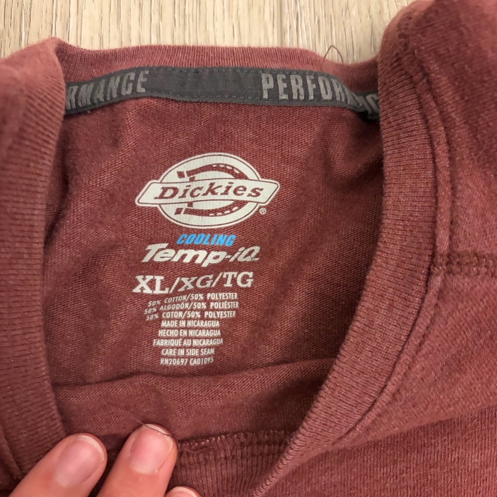 Dickies Short Sleeve Tees - Navy, Red, Light Blue, Olive - Picture 6 of 7